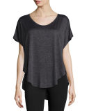 Scalloped Jersey Tee