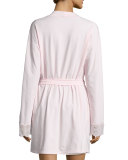 Sonia Jersey Lounge Robe, Pink Lilly