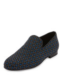 Sloane Men's Diamond-Print Loafer