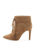 Ciera Suede Tassel Bootie, Gesso