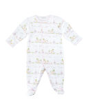 Noah's Ark Printed Pima Bib