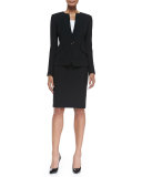 Nouveau Boucle Knit Pencil Skirt