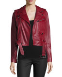 Cooper Leather Motorcycle Jacket, Cruella