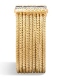 Classic Chain 18K Diamond 9-Row Chain Bracelet, Size M