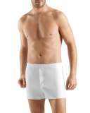 Sea Island Cotton Boxers, White