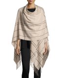 Wool-Blend Twill Graph Serape 