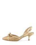 Dede Metallic Slingback Sandal