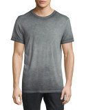 Trafford Cold-Dyed Short-Sleeve Jersey Tee, Black