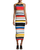 Jenner Striped Knit Midi Dress, Multicolor