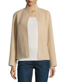 Brushed Wool Double-Faced Jacket