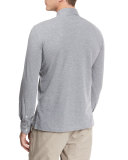 Piqué Long-Sleeve Polo Shirt