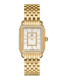 18mm Deco II Diamond Watch Head, Gold