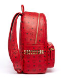 Stark Men's Side Stud Medium Backpack, Ruby Red