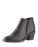 Lillian Weatherproof Leather Bootie, Black