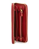 Saffiano Zip-Around Wallet, Red (Fuoco)