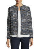 Leela Boucle Topper Jacket, Bluenote Multi