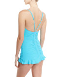 Swan Lake Shirred Swimdress