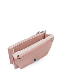 Anouk Leather Envelope Wallet-on-Chain, Pale Rose
