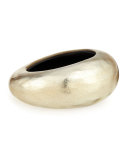 Freeform Silver Foil Bangle