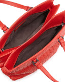 Medium Double-Compartment Tote Bag, Red