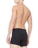 Jack Stretch Cotton Trunks, Black 