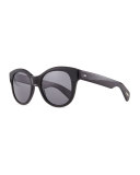 Jacey Polarized 53mm Sunglasses, Black