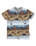 Ralphie Prairie Chase Jersey Tee, Blue/Multicolor, Size 4-12