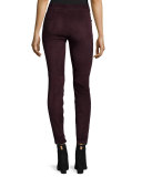Roxanna Suede Skinny Pants, Barolo