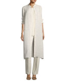 Barrow Herringbone Linen Pants