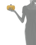 Satin Oval Minaudiere w/Snake Trim, Loteo