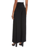 Feel Good High-Waist Wide-Leg Pants, Black Onyx