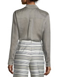 Rivington Striped Shorts, Mica/Multi