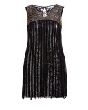 Gida Sequined Chiffon Shift Dress