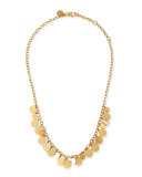 Logo Charm Short Necklace, 20"L