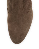 Diva Classic Suede Bootie, Tortora