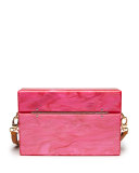 Small Striped Trunk Bag, Fuchsia Multi
