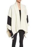 Britton Belted Cape, Ivory