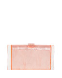 Lara Backlit Acrylic Clutch Bag, Pink
