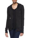 Zip-Front Jersey Hoodie 