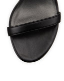 Nunaked Leather Sandal, Black