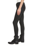 The Skinny Skinny Coated Jeans, Black