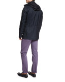 Five-Pocket Stretch-Cotton Pants, Purple