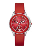 Cape Chronograph Watch w/Silicone Strap