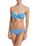 Laurito Bandeau Swim Top, Blue Dusk