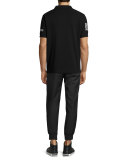 Bird Logo Graphic Short-Sleeve Polo Shirt
