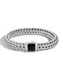Large Batu Classic Chain Onyx Bracelet