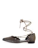Gilligan Lace-Up d'Orsay Flat, Pyrite Nocturne