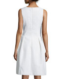 Sleeveless Pleated Party Dress 