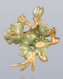 Jocelyn Geranium Pin