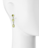 Peridot & Demantoid Garnet Drop Earrings